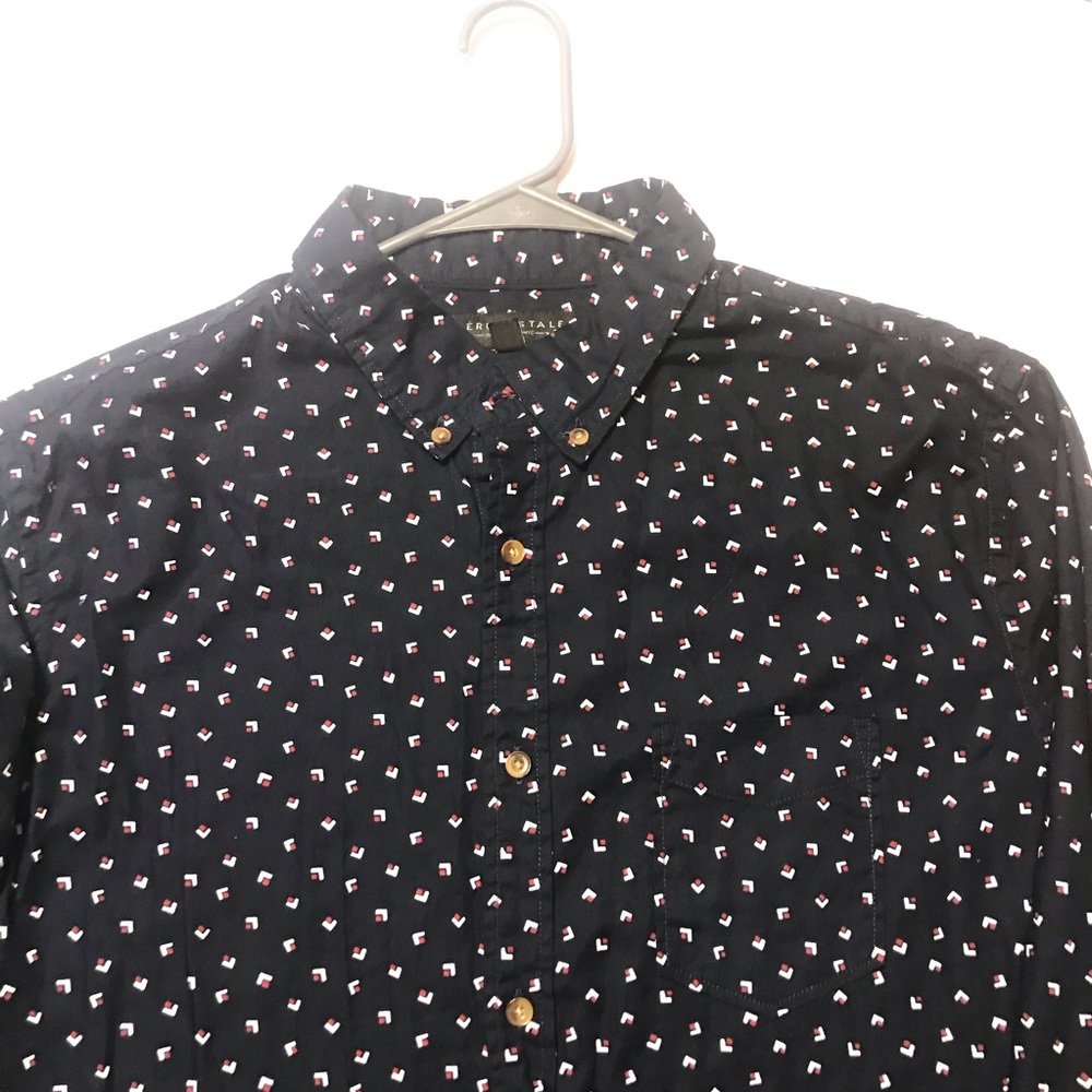 Aeropostale dress shirt long sleeve black L